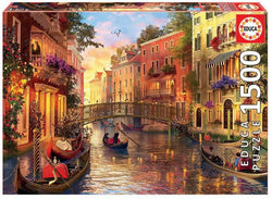 Educa - Sunset In Venice - 1500 Piece Jigsaw Puzzle