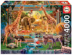 Educa - Savana Coming To Life - 4000 Piece Jigsaw Puzzle