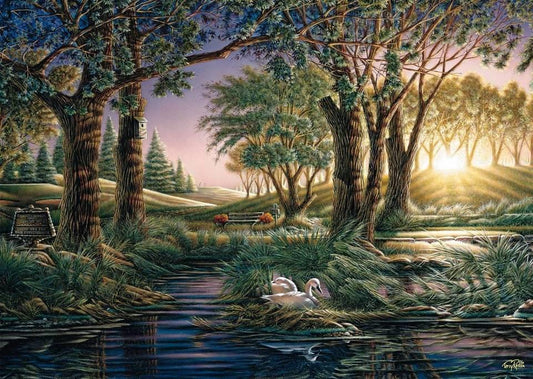 Schmidt - Terry Redlin - Morning Magic at the Pond - 1000 Piece Jigsaw Puzzle