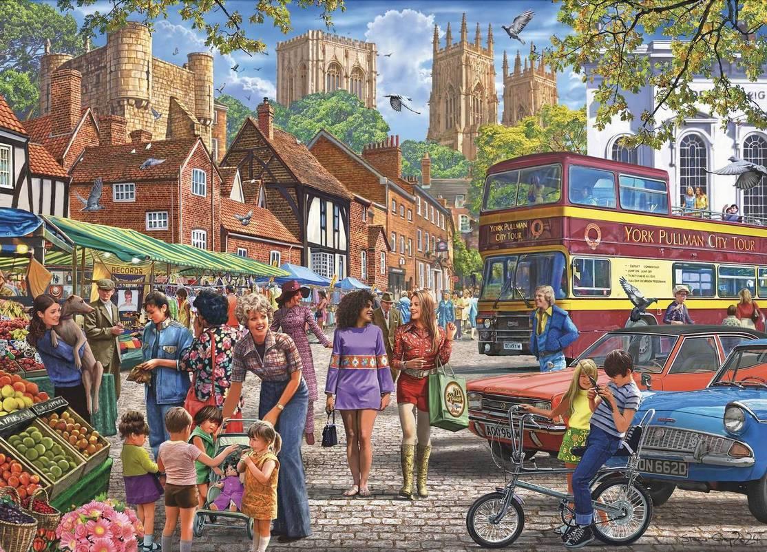 Gibsons - York Market - 1000 Piece Jigsaw Puzzle