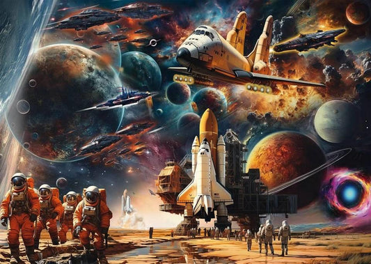 Schmidt - Michele Farella - The Fascination of Space Travel - 1000 Piece Jigsaw Puzzle