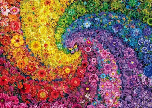 Schmidt - Colourful Swirl of Flowers - 2000 Piece Jigsaw Puzzle