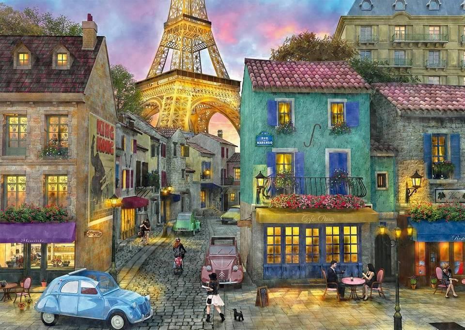 Schmidt - In the Streets of Paris - 1000 Piece Jigsaw Puzzle