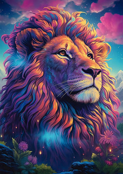 Schmidt - Lion in the Wind of Colours - 1000 Piece Jigsaw Puzzle