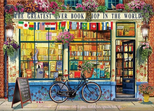 Eurographics - Worlds Greatest Bookstore - 1000 Piece Jigsaw Puzzle