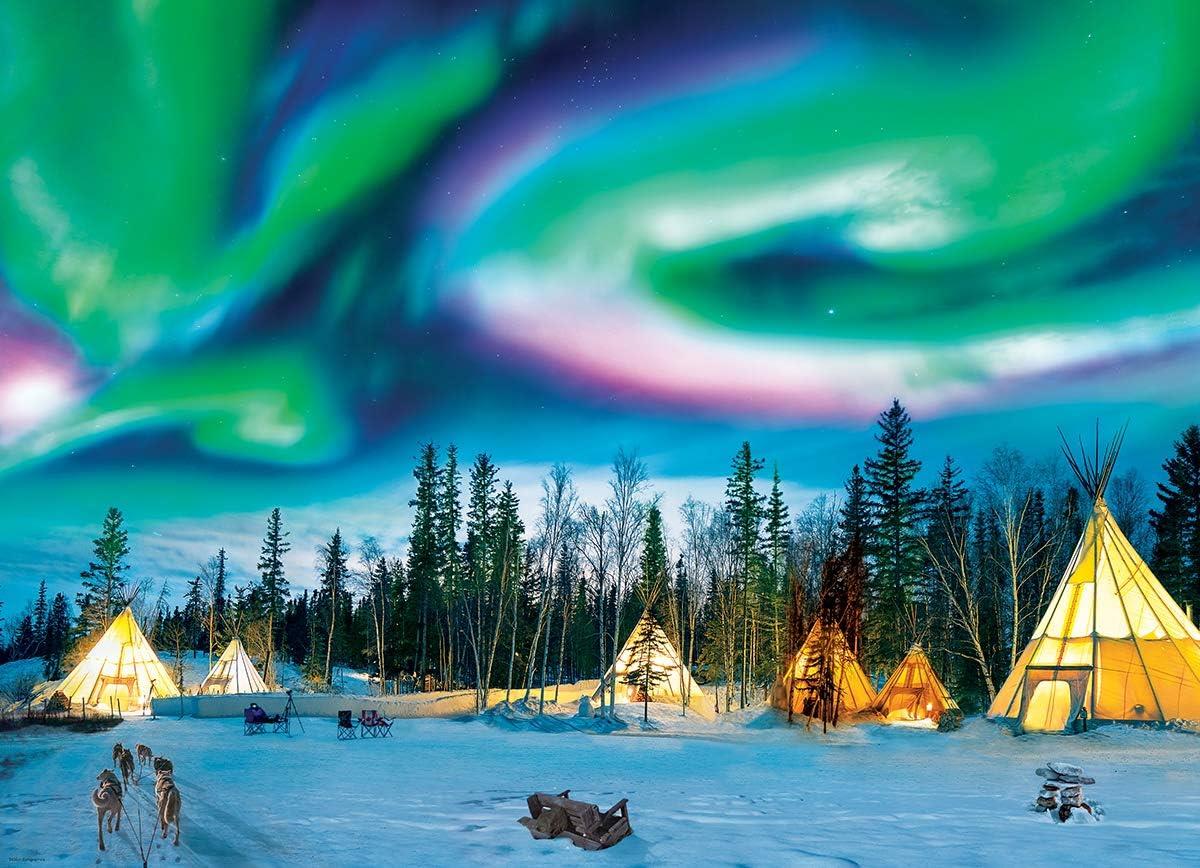 Eurographics - Northern Lights Yellowknife - 1000 Piece Jigsaw Puzzle