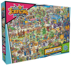 Gibsons - Jokesaws - Barmy Britain - 1000 Piece Jigsaw Puzzle