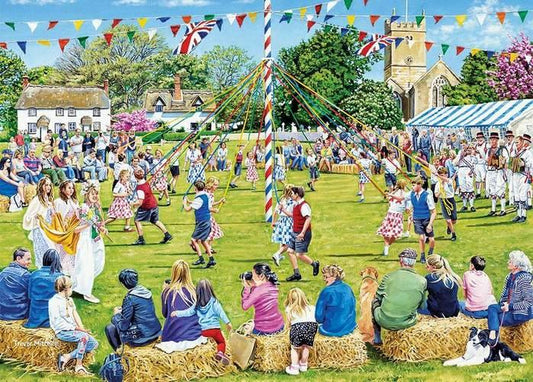 Gibsons - Around the Maypole - 1000 Piece Jigsaw Puzzle