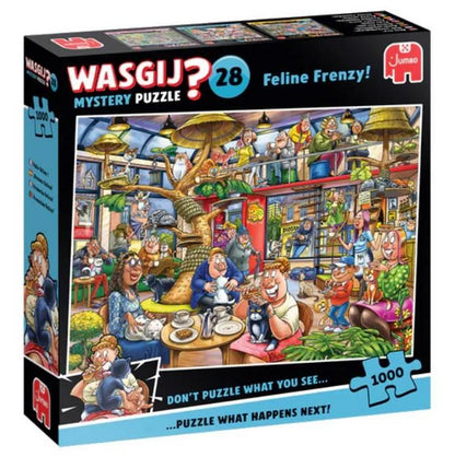 Wasgij - Mystery 28 Feline Frenzy!  - 1000 Piece Jigsaw Puzzle