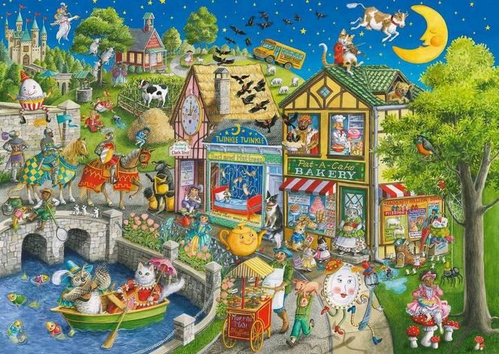 Ravensburger - Mother Gooseville - 1000 Piece Jigsaw Puzzle