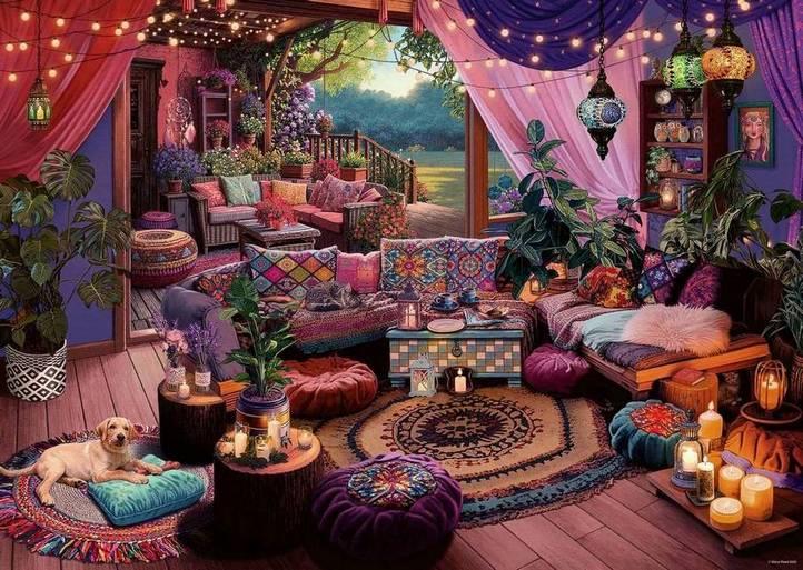 Ravensburger - My Haven No 12 - Boho Retreat - 1000 Piece Jigsaw Puzzle