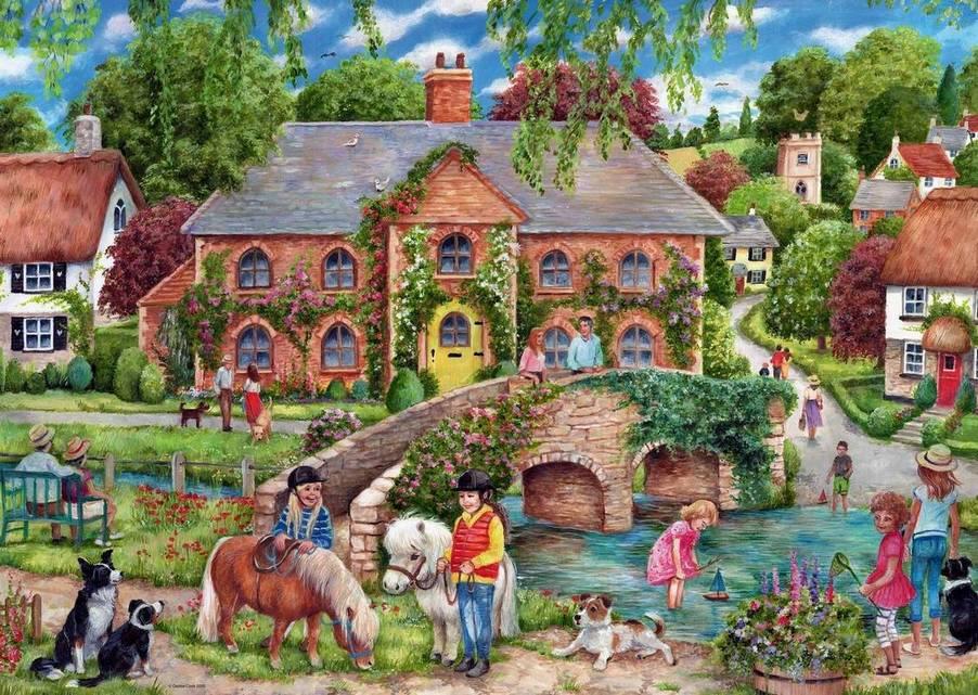 Ravensburger - Village Life - 1000 Piece Jigsaw Puzzle