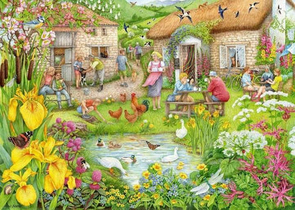 Ravensburger - Cosy Cafe No3 Valley Farm Café - 1000 Piece Jigsaw Puzzle