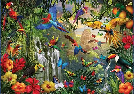 Eurographics - Tropical Bird Paradise - 500XL Piece Jigsaw Puzzle