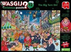 Wasgij- Christmas 12 The Big Turn On! - 1000 Piece Jigsaw Puzzle