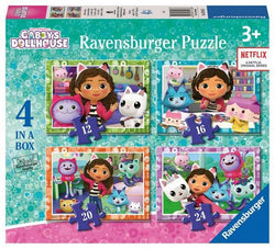 Ravensburger - Gabbys Dollhouse - 4 in a Box Jigsaw Puzzle