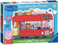 Ravensburger - Peppa Pig London Bus Giant Floor Puzzle - 24 Piece Jigsaw Puzzle