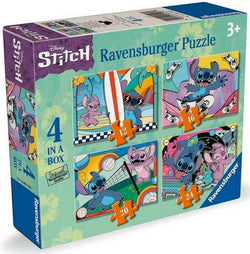 Ravensburger - Disney Stitch - 4 in a Box Jigsaw Puzzle