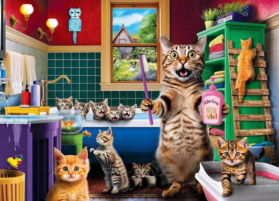Masterpieces Bathtime Antics, 1000-piece jigsaw puzzle