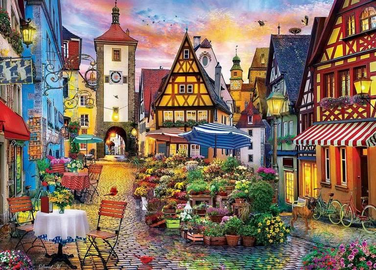Masterpieces Bavarian Flower Market, 1000-piece jigsaw puzzle