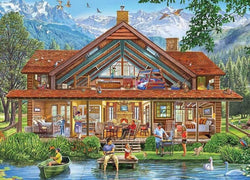 Masterpieces Camping Lodge, 1000-piece jigsaw puzzle
