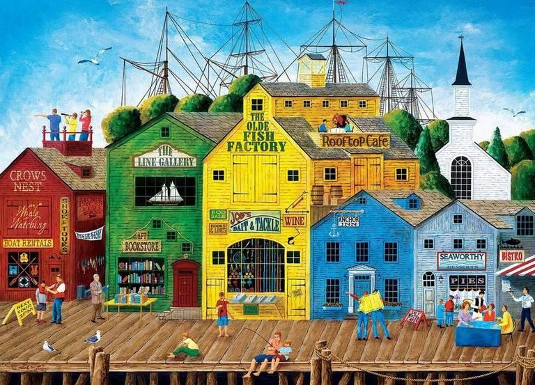 Masterpieces Crows Nest Harbor, 1000-piece jigsaw puzzle