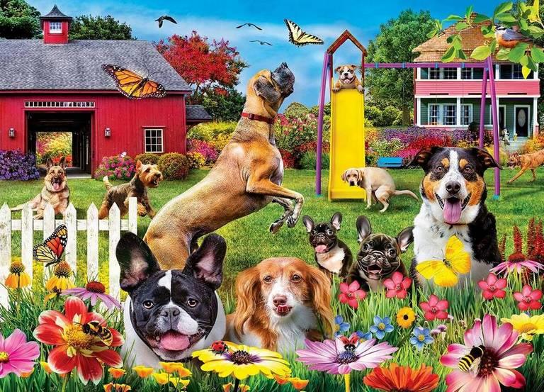 Masterpieces Dog Gone Good Day, 1000-piece jigsaw puzzle