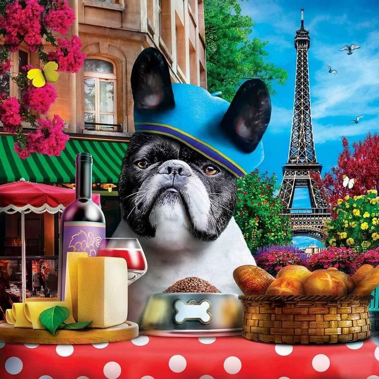 Masterpieces Frenchie, 1000-piece jigsaw puzzle