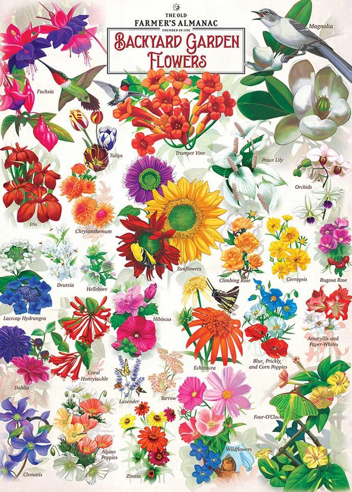 Masterpieces Garden Florals, 1000-piece jigsaw puzzle