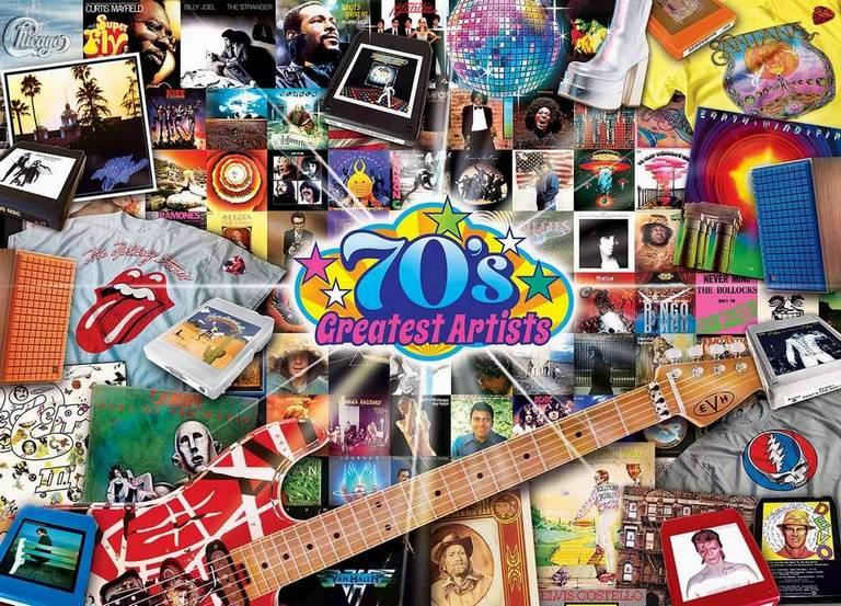 Masterpieces Greatest Hits - 70's, 1000-piece jigsaw puzzle