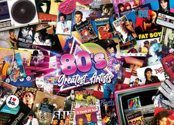 Masterpieces Greatest Hits - 80's, 1000-piece jigsaw puzzle