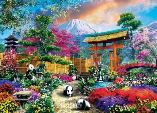Masterpieces Mount Fuji Shimmer, 1000-piece jigsaw puzzle