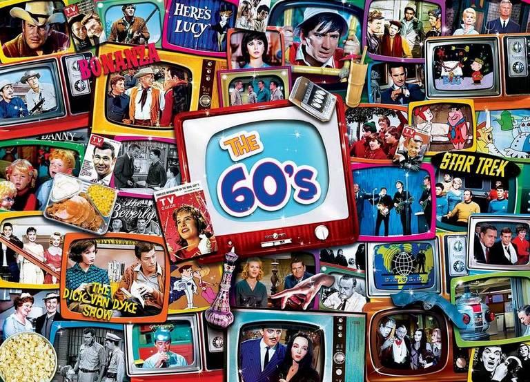 Masterpieces TV Time - 60s Shows, 1000-piece jigsaw puzzle
