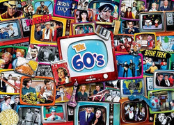 Masterpieces TV Time - 60s Shows, 1000-piece jigsaw puzzle