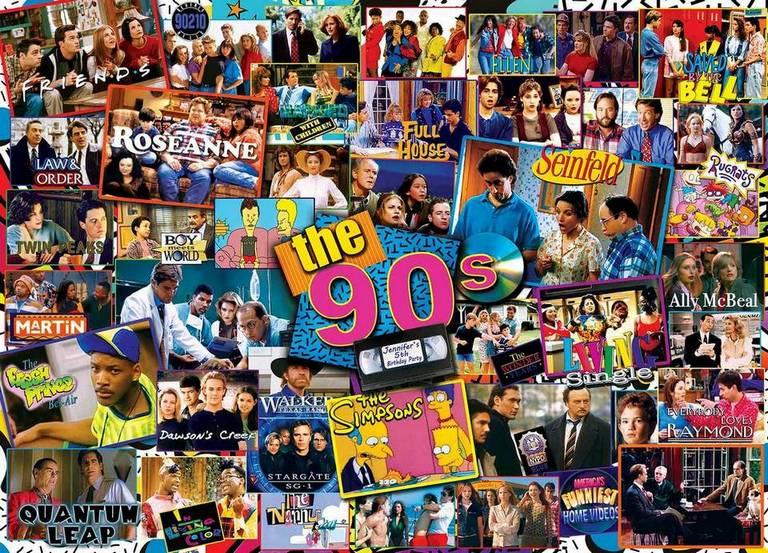 Masterpieces TV Time - 90s Shows, 1000-piece jigsaw puzzle