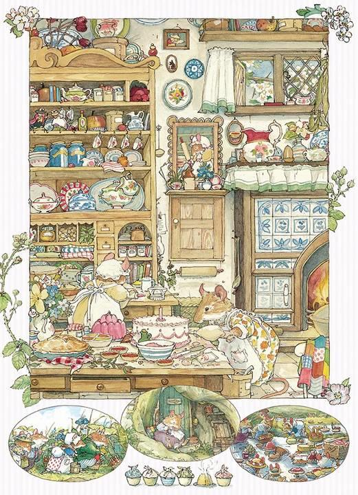 Cobble Hill - Puzzle Da 500 Pezzi Busy As A Bee - Fatto In USA Con Materiali Riciclati
