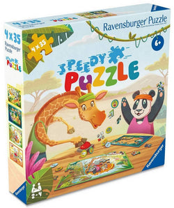 Ravensburger - Speedy Puzzle Animals - 4 x 35 Piece Jigsaw Puzzle