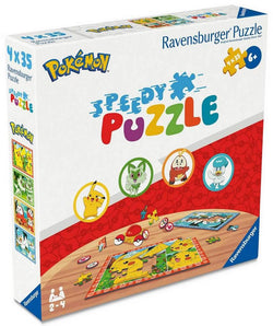 Ravensburger - Speedy Puzzle Pokemon - 4 x 35 Piece Jigsaw Puzzle