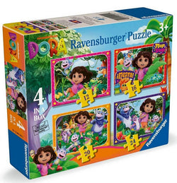 Ravensburger - Dora - 4 in a Box Jigsaw Puzzle