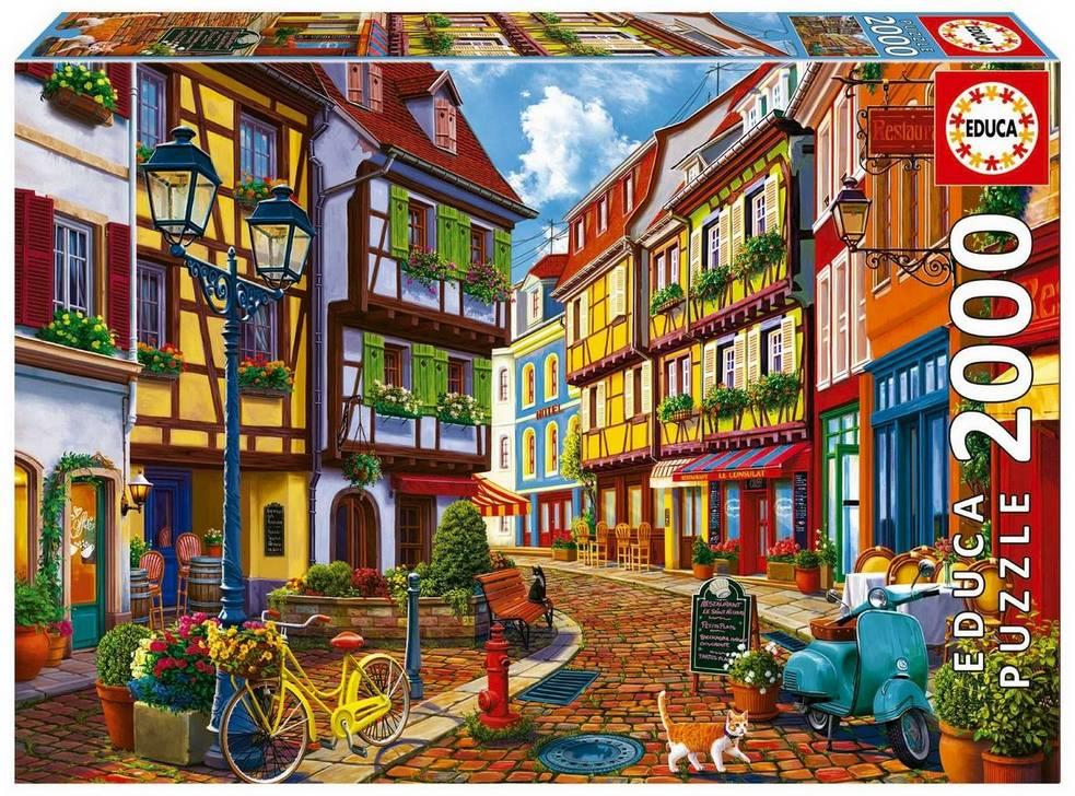 Educa - Bright Street - 2000 Piece Jigsaw Puzzle