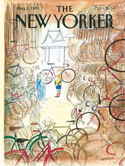 New York Puzzle Company - Bicycle Shop - 1000 Piece Jigsaw Puzzle