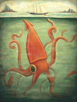 New York Puzzle Company - Kraken Underneath - 500 Piece Jigsaw Puzzle