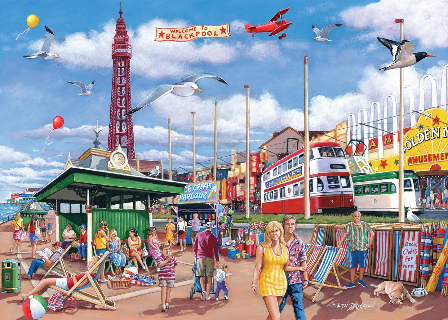 House of Puzzles - Blackpool - 500XL Piece Jigsaw Puzzle
