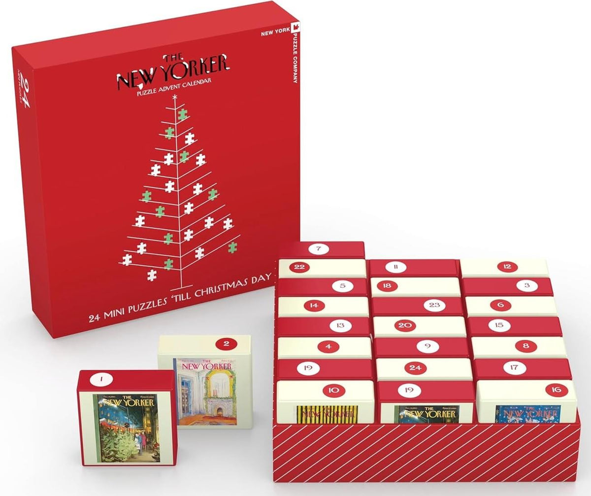 New York Puzzle Company - New Yorker - Advent Calendar - 24 x 100 Piece