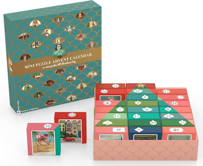 New York Puzzle Company - Janet Hill - Advent Calendar - 24 x 100 Piece