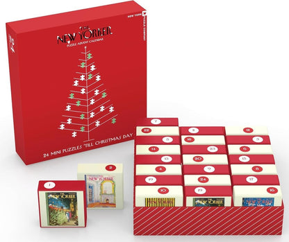 New York Puzzle Company - New Yorker - Advent Calendar - 24 x 100 Piece