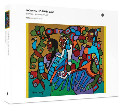 Pomegranate - Norval Morrisseau - Shaman and Disciples - 1000 Piece Jigsaw Puzzle