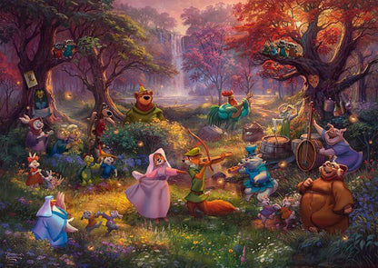 Schmidt - Thomas Kinkade - Disney Robin Hood - 1000 Piece Jigsaw Puzzle