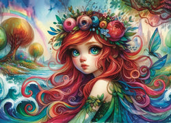 JaCarou - Magical Azure Stare - 1000 Piece Jigsaw Puzzle