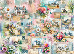 Delfy - Country Bliss Letters - 1000 Piece Jigsaw Puzzle